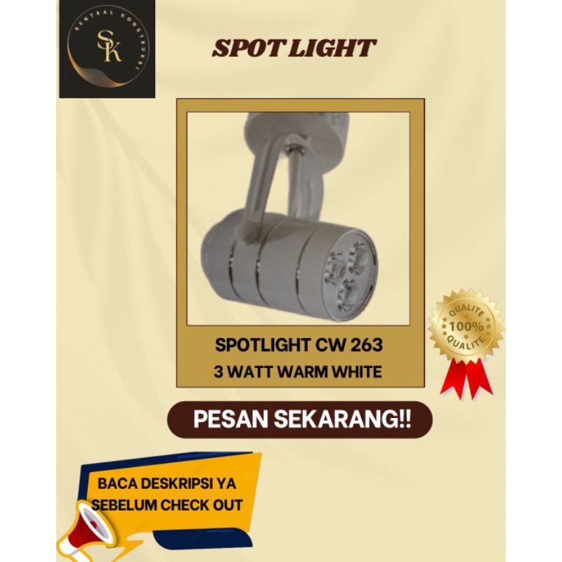 Spotlight 263 led 3watt