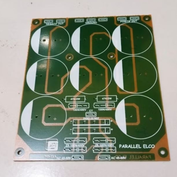 PCB psu 8 elco paralel