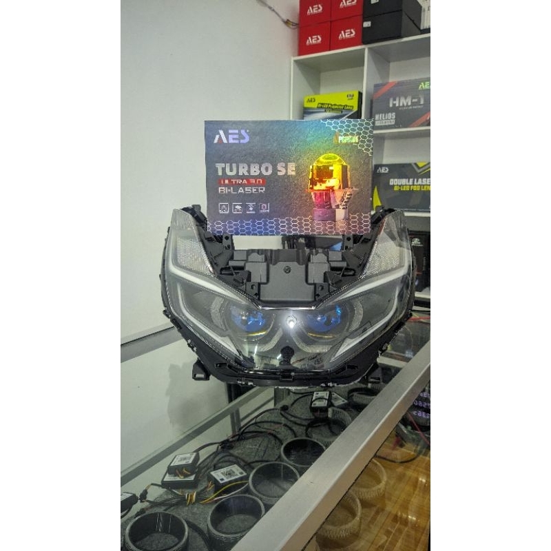 BILED PCX 160 BILED AES TURBO SE BI-LASER ( mode belang )