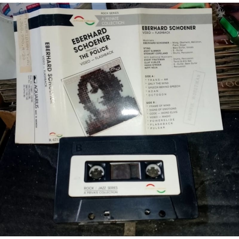 kaset pita:Eberhard Schoener featuring the police -Video-Flashback