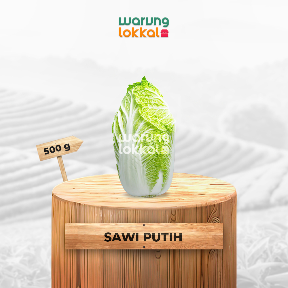 

Sawi Putih 500g - Warung Lokkal