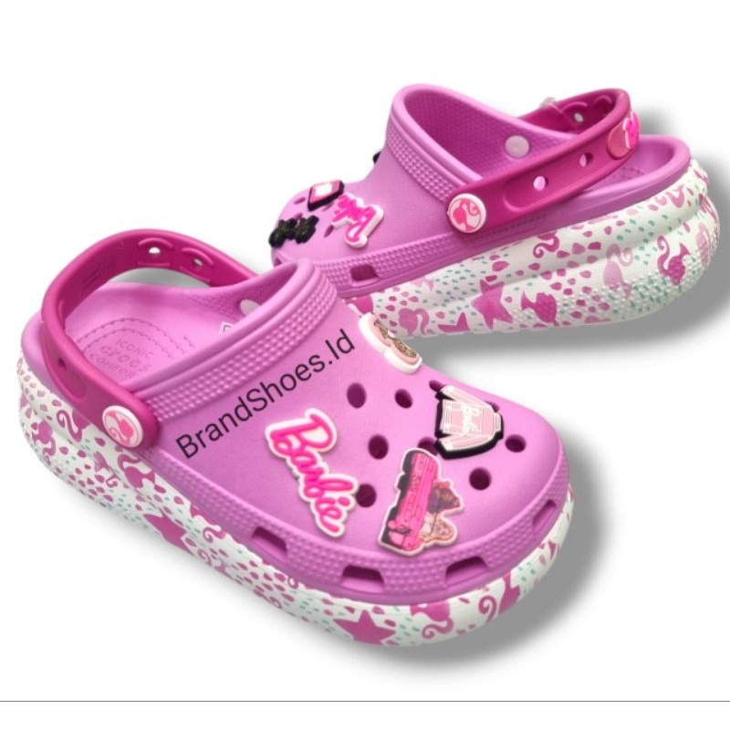 CROCS CRUSH CLOG BARBIE KIDS/CROCS BARBIE/CROCS ANAK/SANDAL CROCS ANAK/CRUSH CLOG ANAK