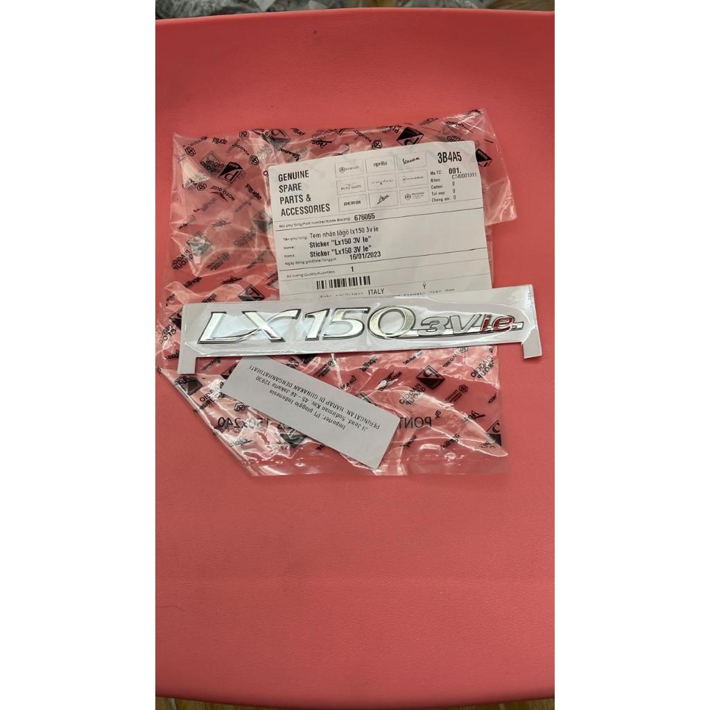 Sparepart Vespa Emblem Stiker LX 150 3V ie Original