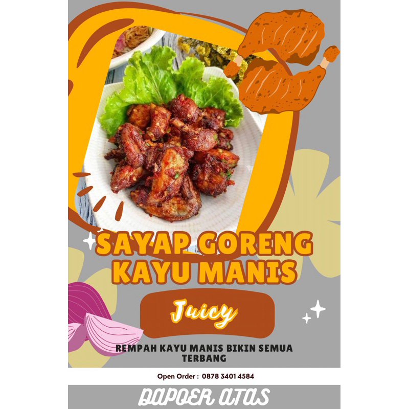 

Cinnamon Chick Wing Sayap Goreng Chili Oil