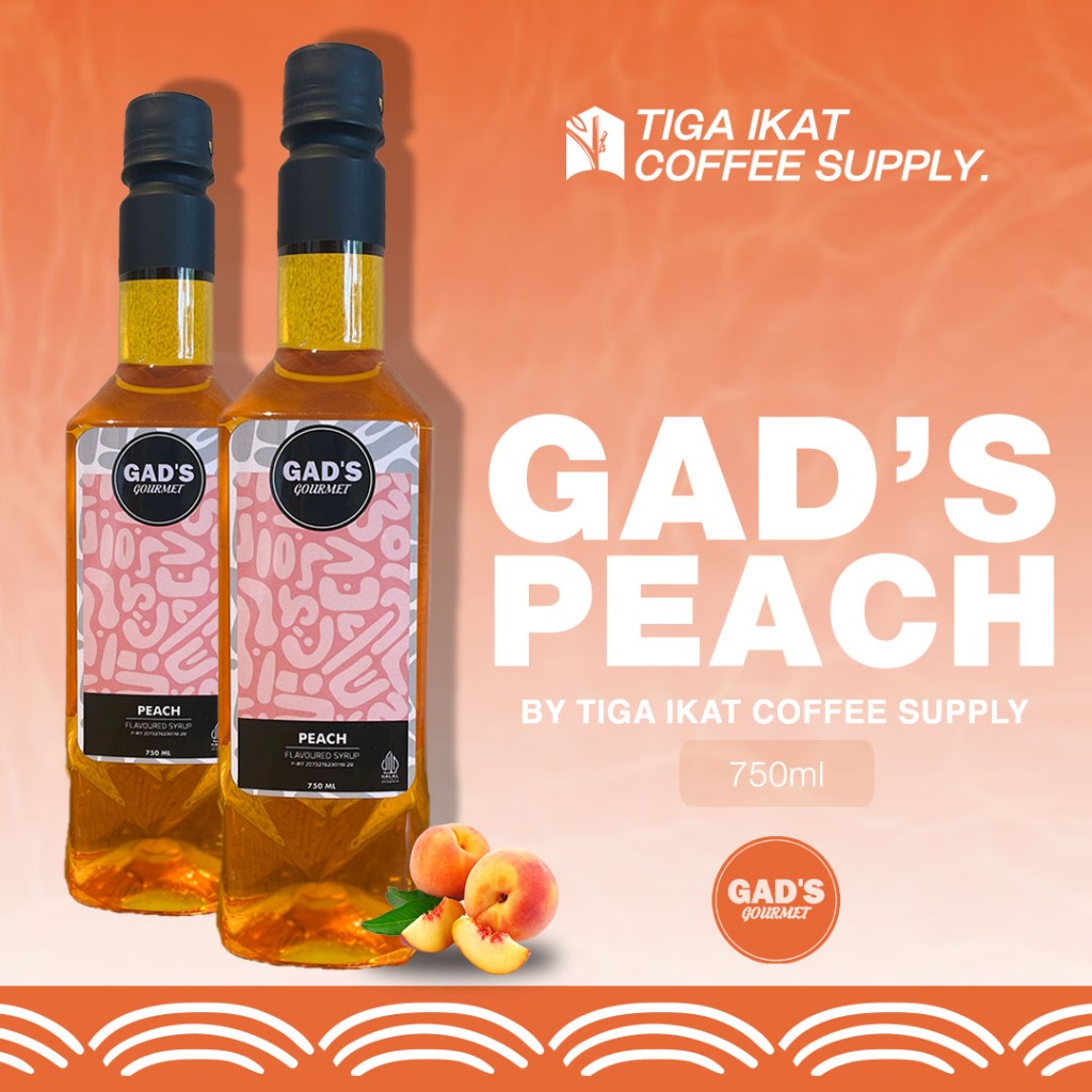 

Gads Sirup Peach - Coffee Syrup Flavour - 750 ml