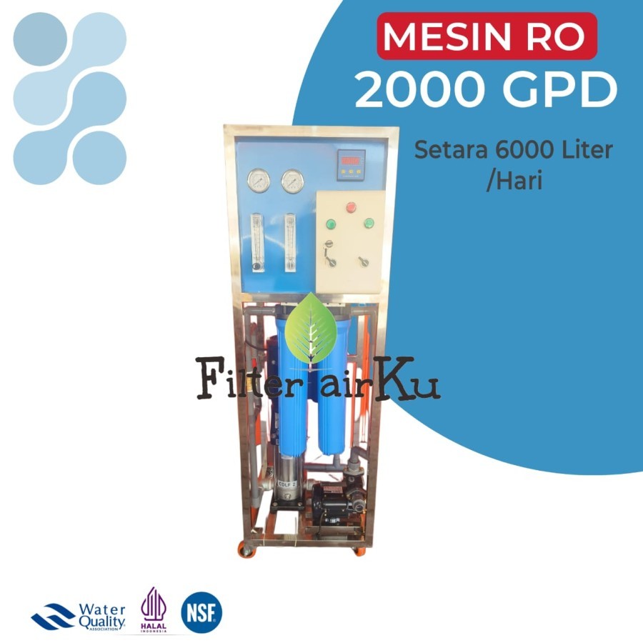Mesin RO 2000 Gpd - reverse osmosis 2000 Gpd