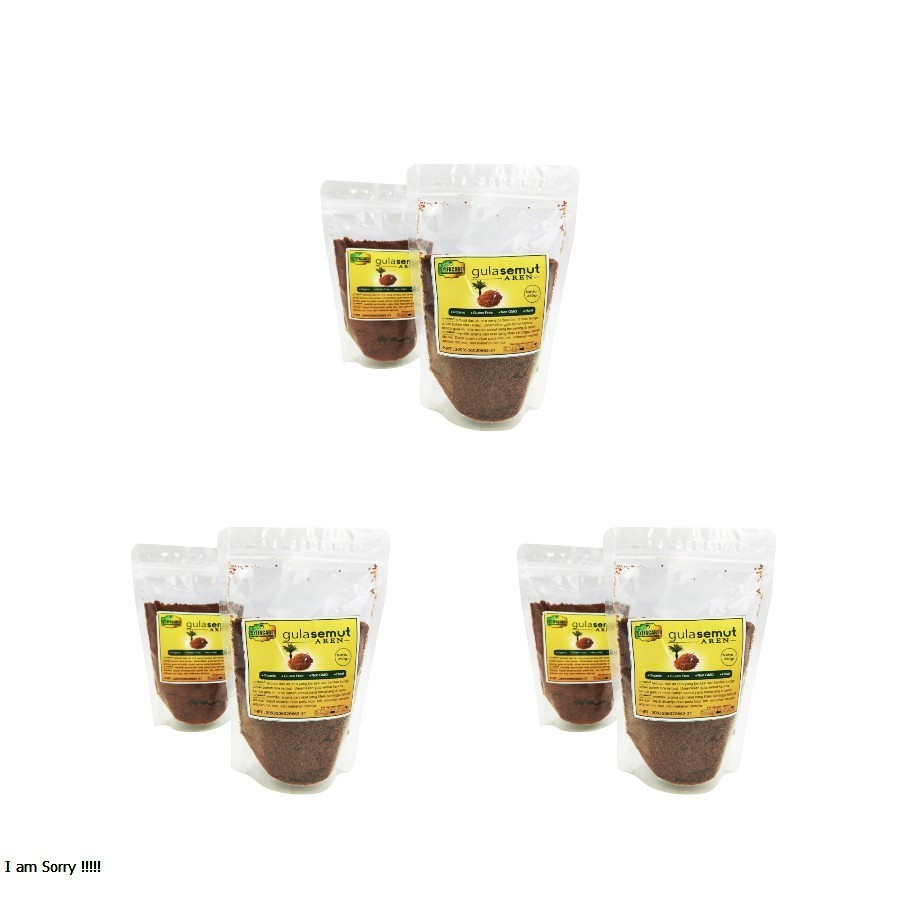 

(PAKET HEMAT) 3 PCS gula semut aren 250gr