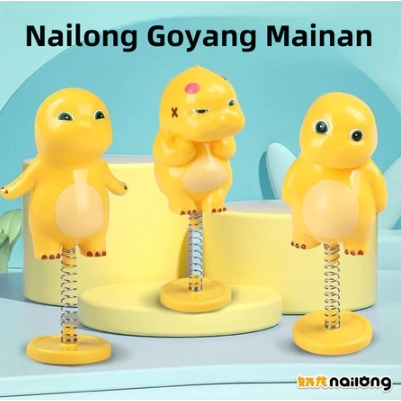 Dekorasi Nailong 3PCS Pajangan Dashboard Mobil Nailong Dekorasi Nailong Goyang Mainan Nailong Goyang