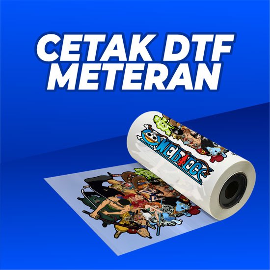 

asa Cetak Print DTF Sablon Custom Permeter Lebar 60cm, 30cm, A4, & A3, High Quality 8 Pass Pengerjaan cepat