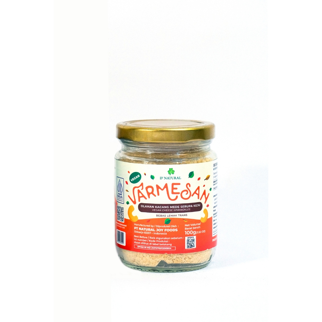 

Varmesan - Keju Parmesan VEGAN Dairy Free - 100 gr