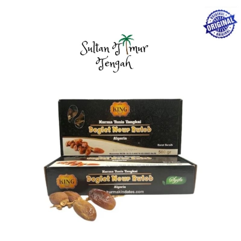 

Kurma King Dates Tunis Tangkai 500gr