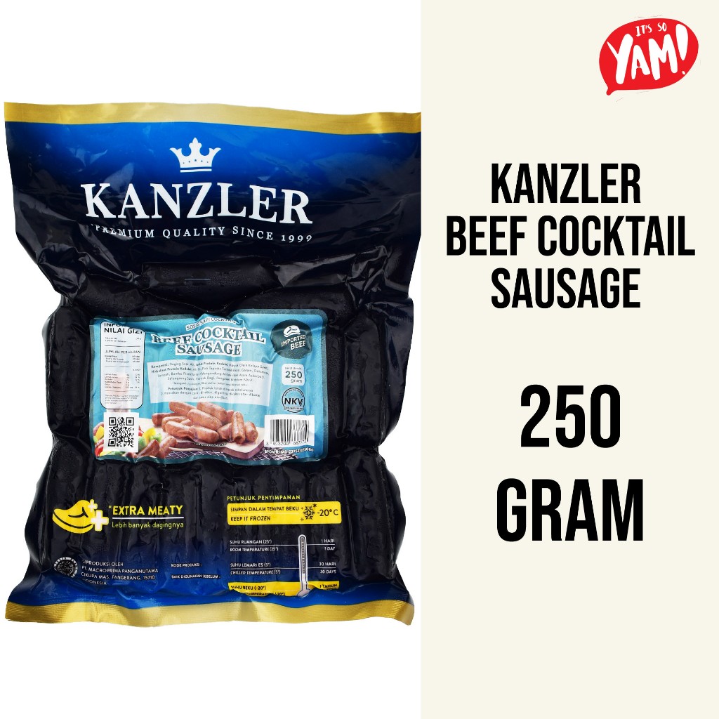 

KANZLER SOSIS BEEF COCKTAIL 250 GRAM