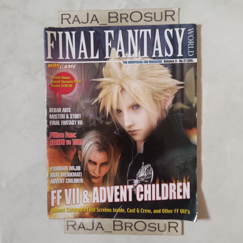Majalah/Buku Final Fantasy World Hotgame Volume 3