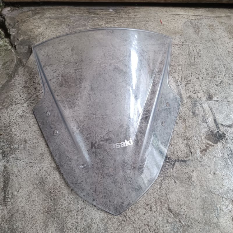 winshield winsil kedok visor ninja 250fi old original copotan motor