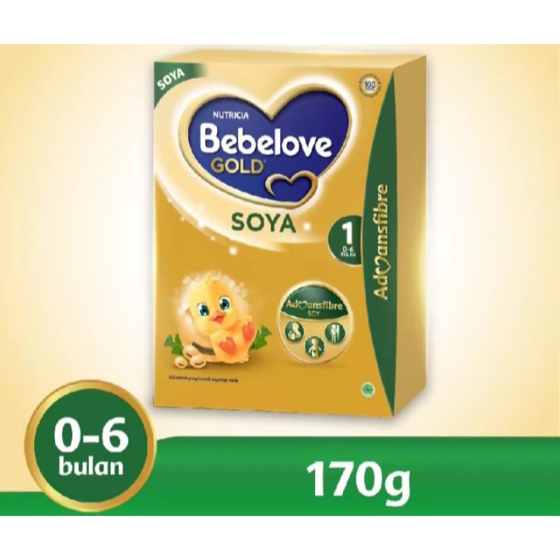 

Bebelove Gold Soya 0-6 Bulan 170gr - Bebelove Gold Soya 1 Formula Bayi Bubuk 170 GR- Soya - Bebelove Gold Soya 0-6 Bulan 170gr