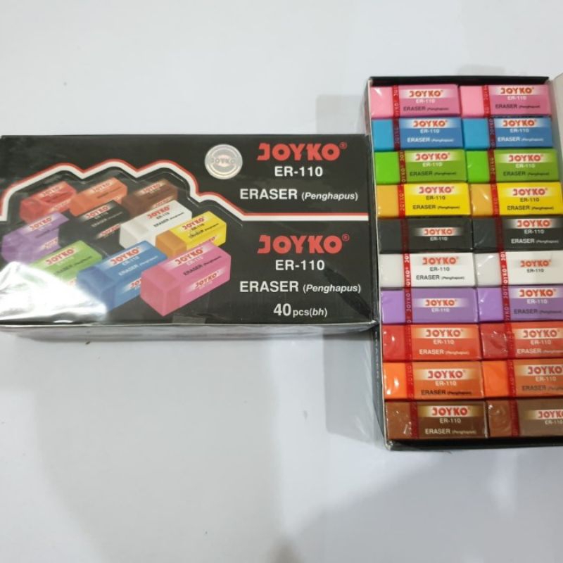 

Penghapus joyko warna 1 PACK ISI 40 PCS
