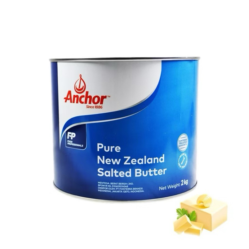 

Anchor Salted Butter 2kg - Mentega Asin New Zealand