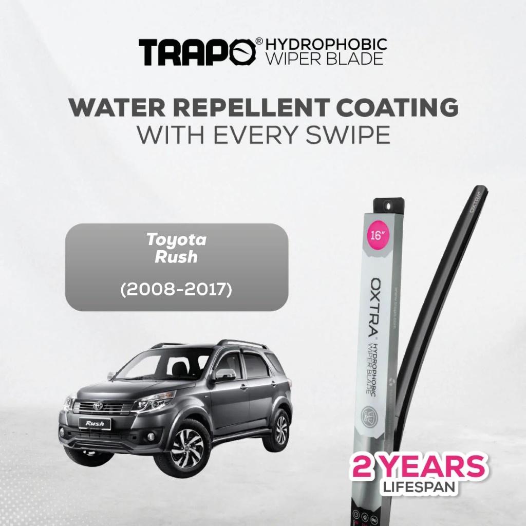 Wiper Mobil Trapo Hydrophobic Wiper Blade Toyota Rush (2008-2017) Wiper Mobil Rush