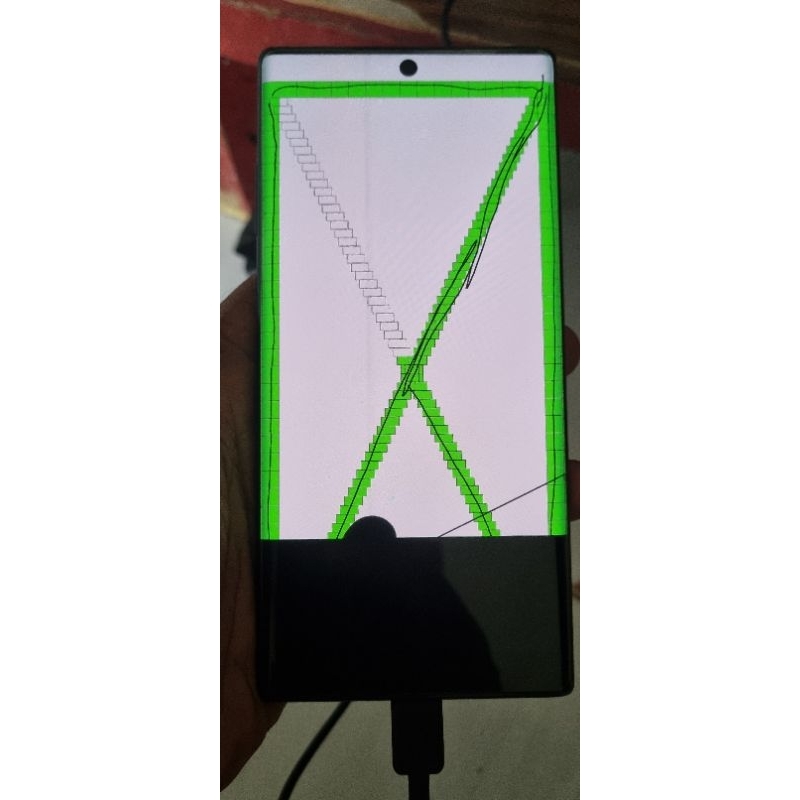 LCD samsung note 10 plus minus seperti foto