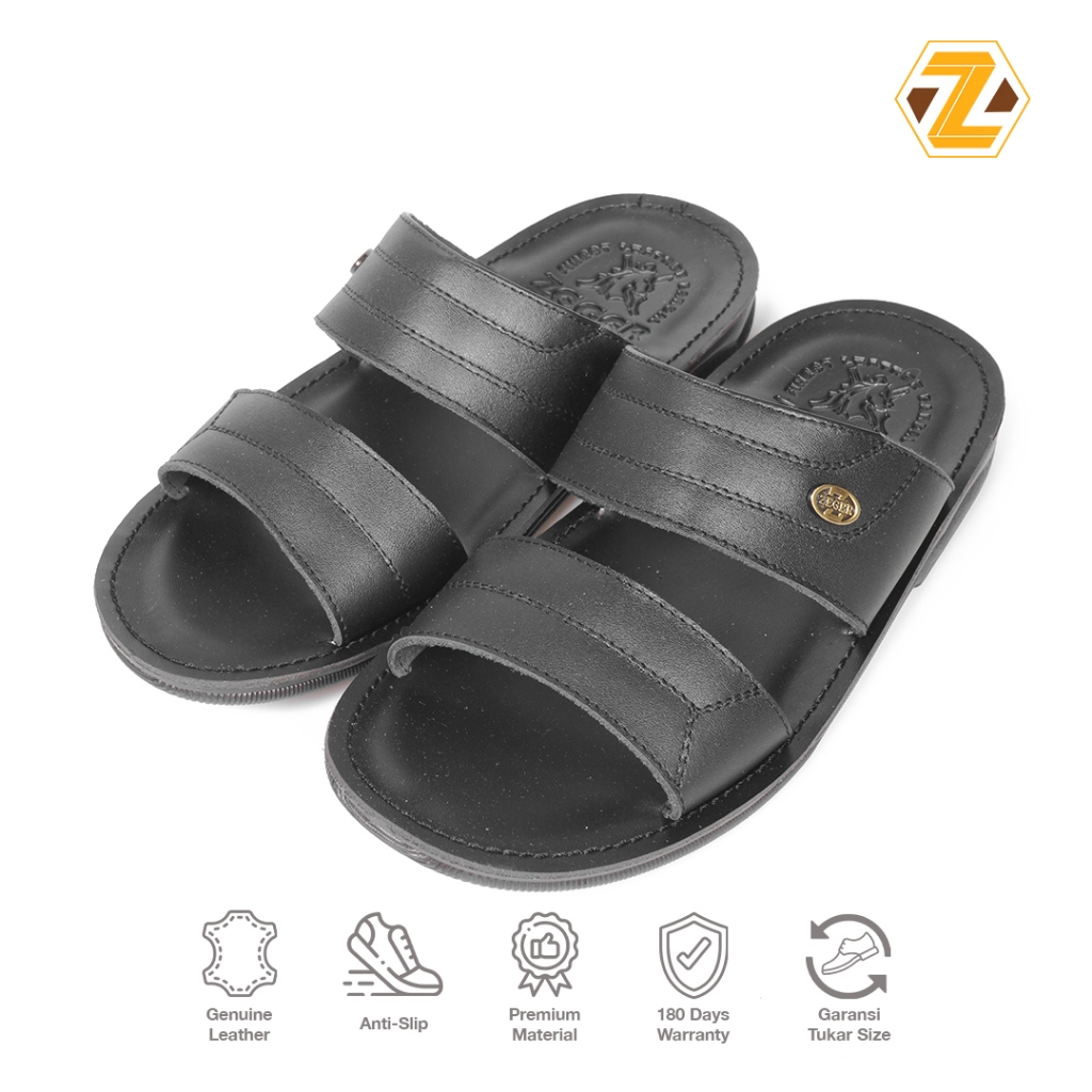 Zeger Sandal Kulit Pria - P 293