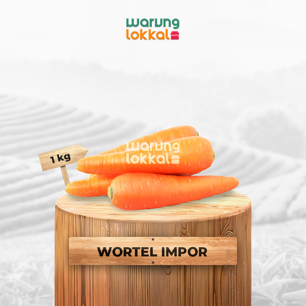 Wortel Impor/Berastagi  1kg - Warung Lokkal