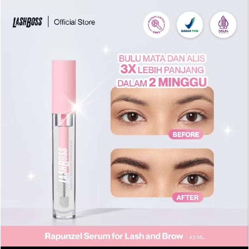 LASH BOSS EYELASH SERUM | SERUM BULU MATA | EYELASH SERUM BPOM |