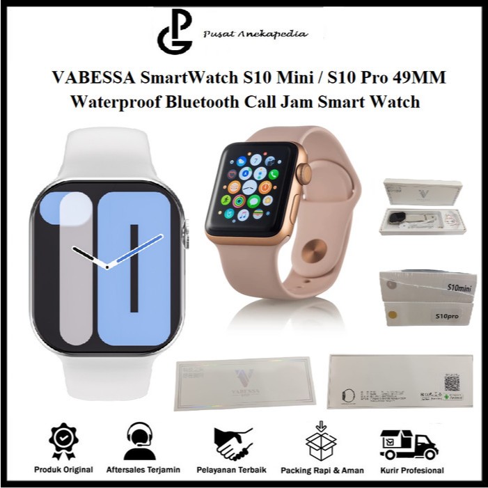 VABESSA SmartWatch S10 Mini / S10 Pro 49MM 2.01inc Waterproof Bluetooth Call Jam Smart Watch