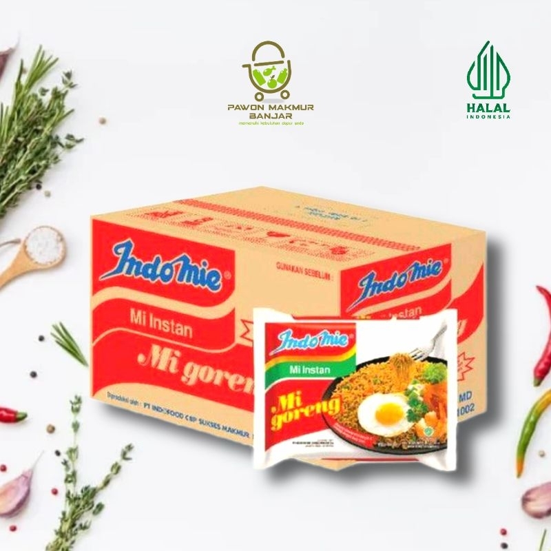 

INDOMIE MIE INSTAN GORENG PER KARTON 40 PCS