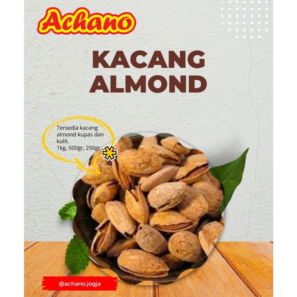 

Kacang Almond Roasted Kemasan Repack