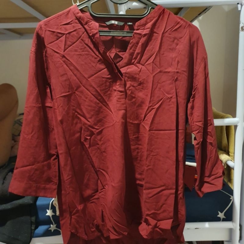 blouse uniqlo wanita