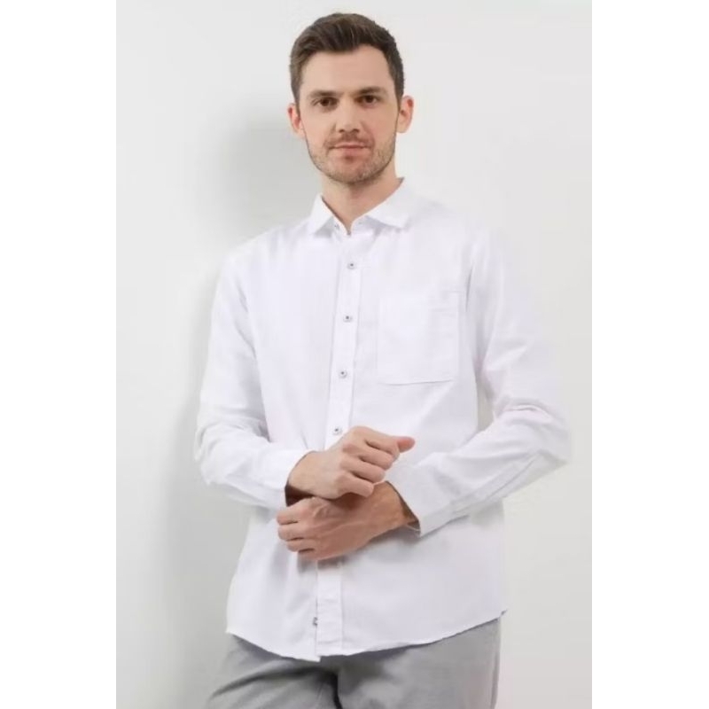 KEMEJA KLL 450 KEMEJA LOIS PUTIH POLOS