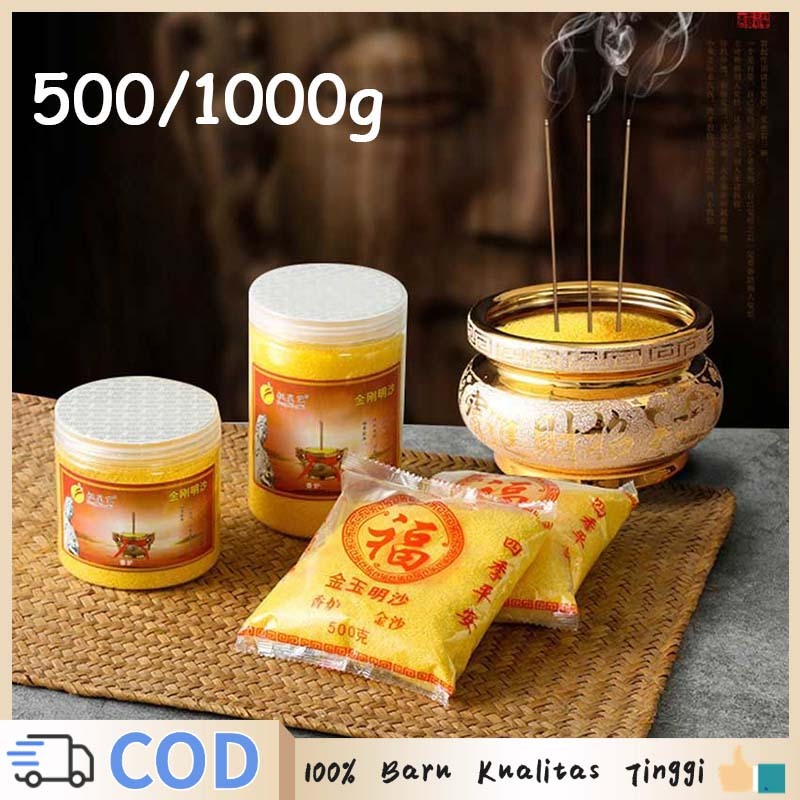 

1kg Pasir Emas Hiolo Toples Serbuk Emas Abu Hiolo Pasir Emas Hiolo Toples Bubuk Mas Hio Lo