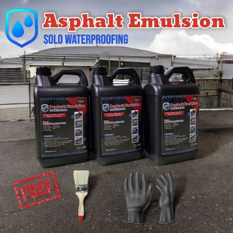 Aspal Cair Anti Bocor 5 Kg | Aspal Emulsion | Aspal Jalan | Aspal Kaleng | Anti Bocor | Anti Bocor S