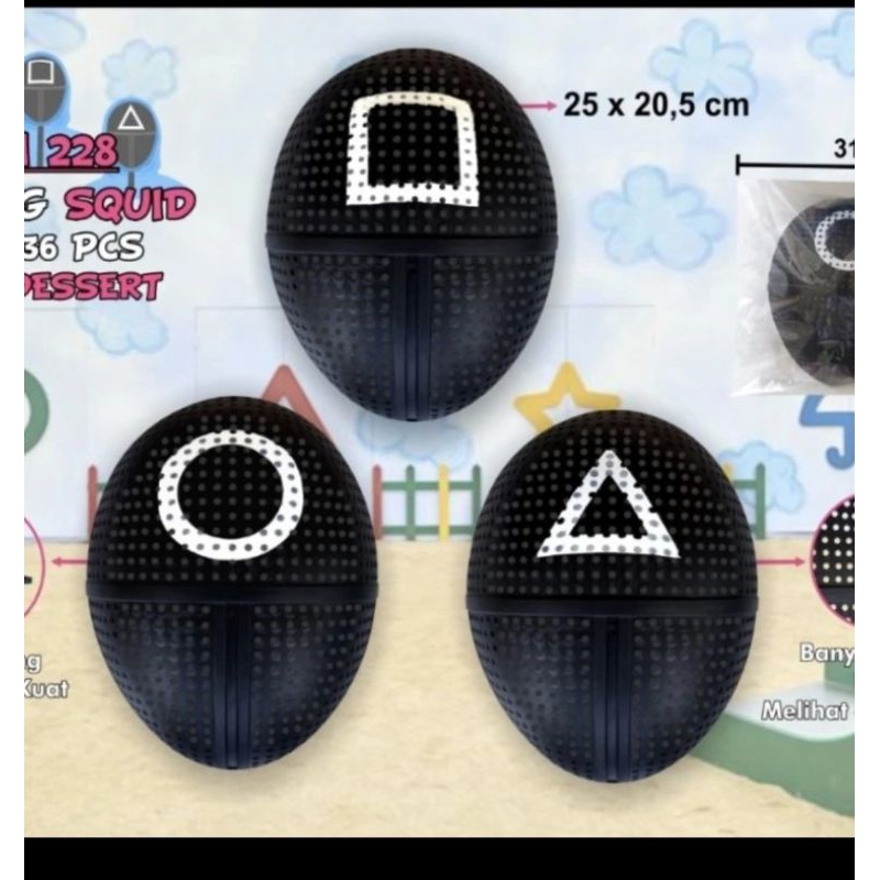 topeng squid game anak anak