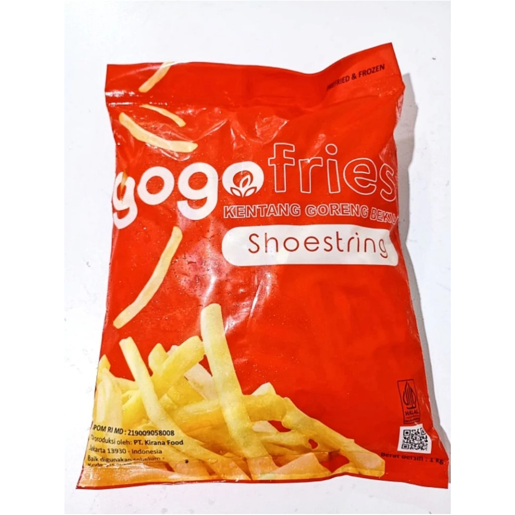 

GOGOFRIES SHOESTRING 1KG / KENTANG GORENG PANJANG PREMIUM