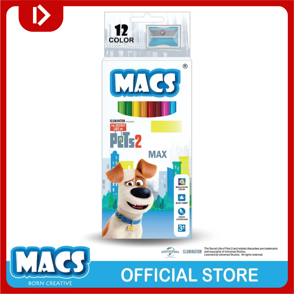 

DOSIDO - MACS Coloring Pencils The Secret Life Of Pets 2 (12 colors)