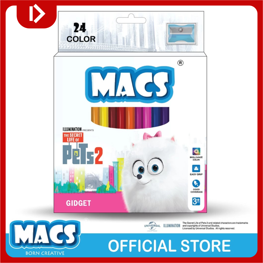 

DOSIDO - Macs Pensil Warna The Secret Life Of Pets 2 (24 colors)