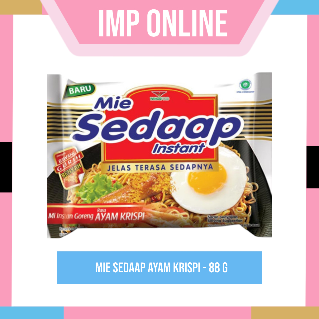 

IMP- Sedaap Mie Instan Goreng Ayam Krispi Bag 88 gr