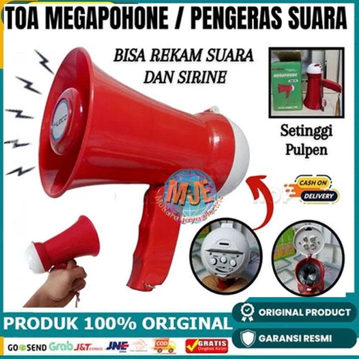TOA Megaphone Fleco HW-1R/ MEGAPHONE Fleco HW-1R / HAND MEGAPHONE TERBARU
