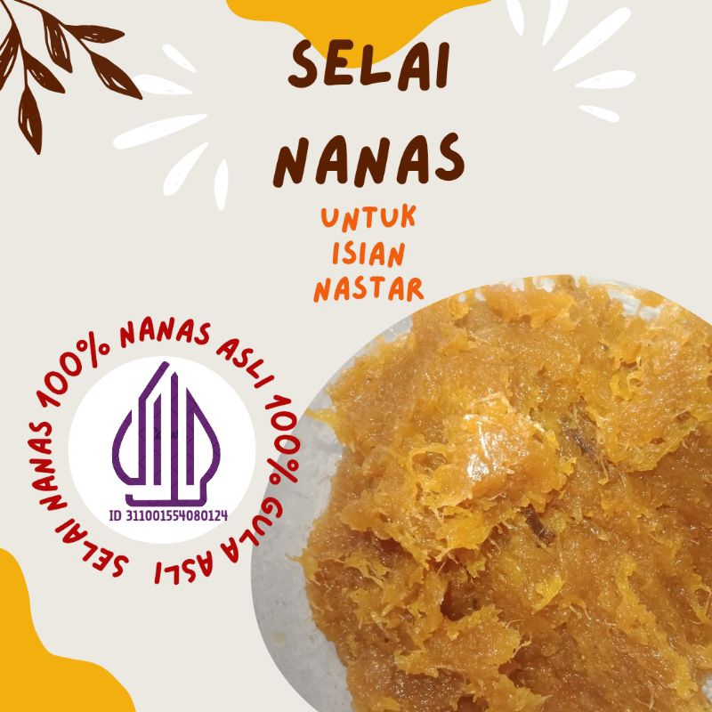 

selai nanas HALAL untuk isian nastar home made since 2021