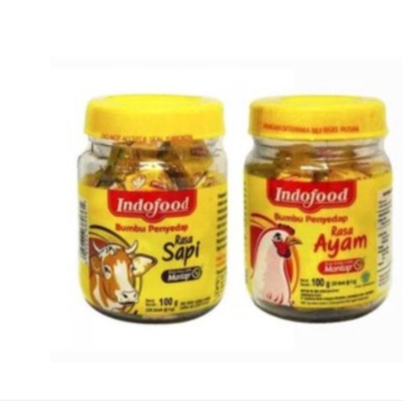 

Indofood Bumbu Penyedap Rasa Sapi / Ayam Kaldu Blok Sapi 100gram