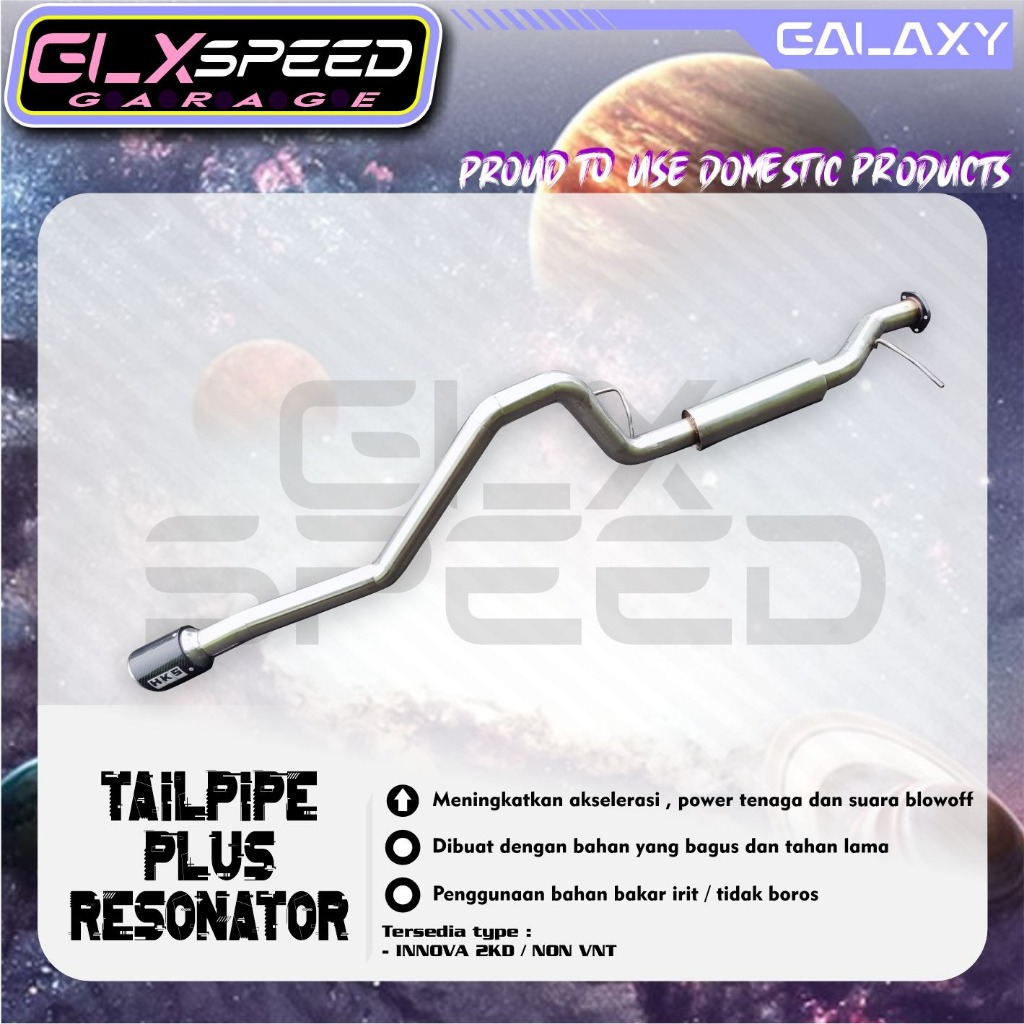 Knalpot Bolt On HKS Legamax Carbon Tip Fortuner , Innova, Hilux