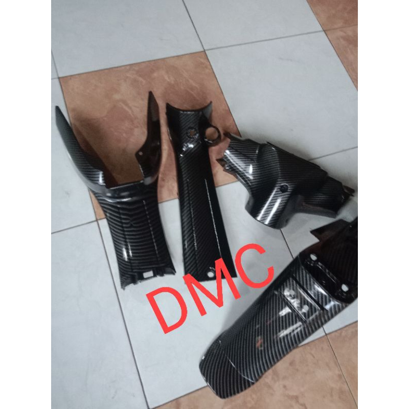 Fullset Carbon WTP Carbon Celup Bodi kasar Yamaha FIZ R motif Carbon Kevlar