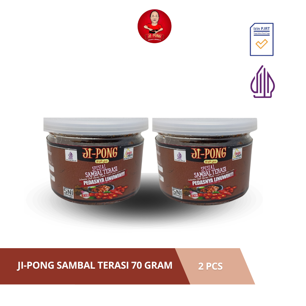 

Ji-Pong Sambal Terasi 70 gram - 2 Pcs