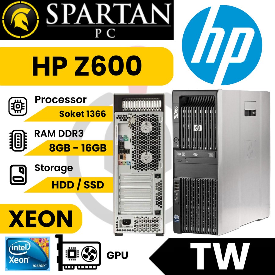 SERVER UNBK HP Z600 XEON WORKSTATION
