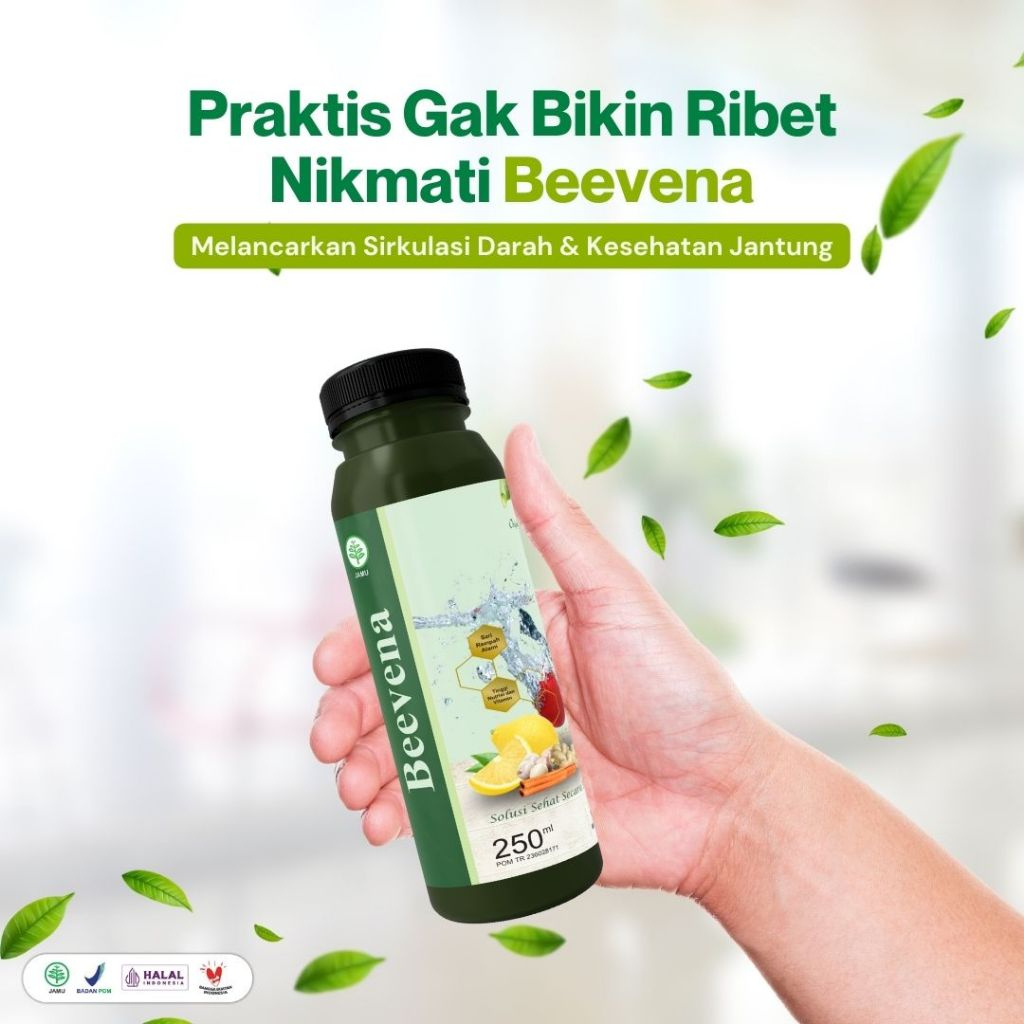 

BEEVENA Ramuan Herbal Bawang Putih Tunggal Plus Cuka Apel Sari Lemon Untuk Jantung 200ml