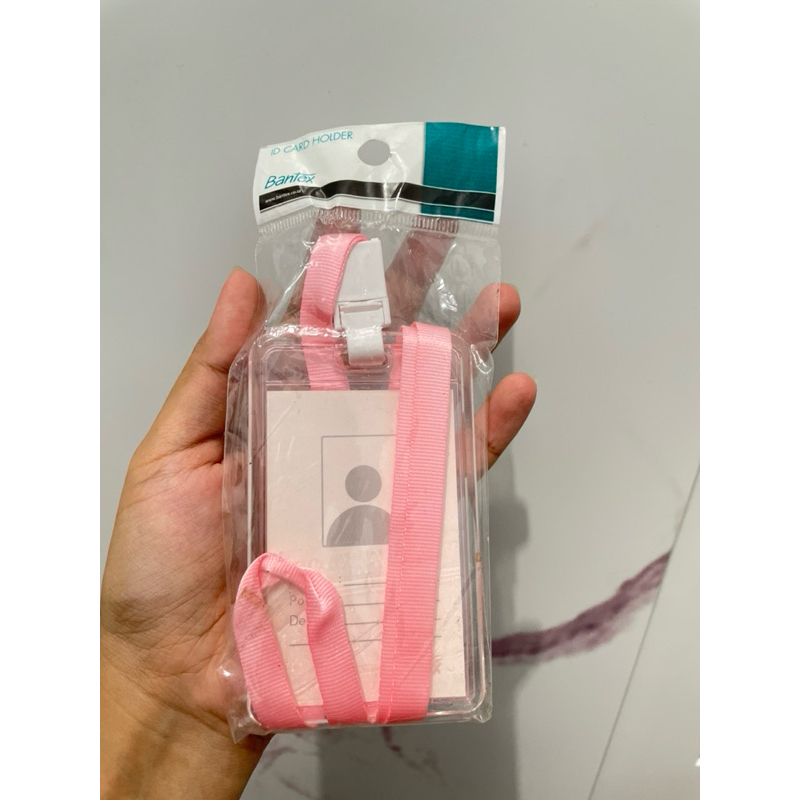

Bantex Transparent ID Card Holder Lanyard Portrait