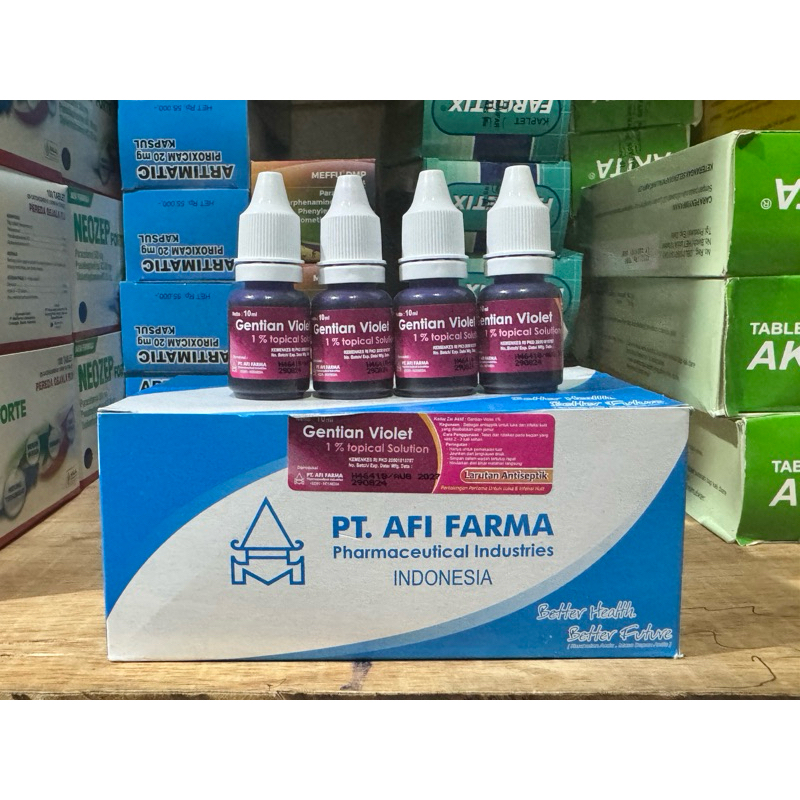 Gentian Violet Afi farma 10 ml - Obat Sariawan dan Bau Mulut