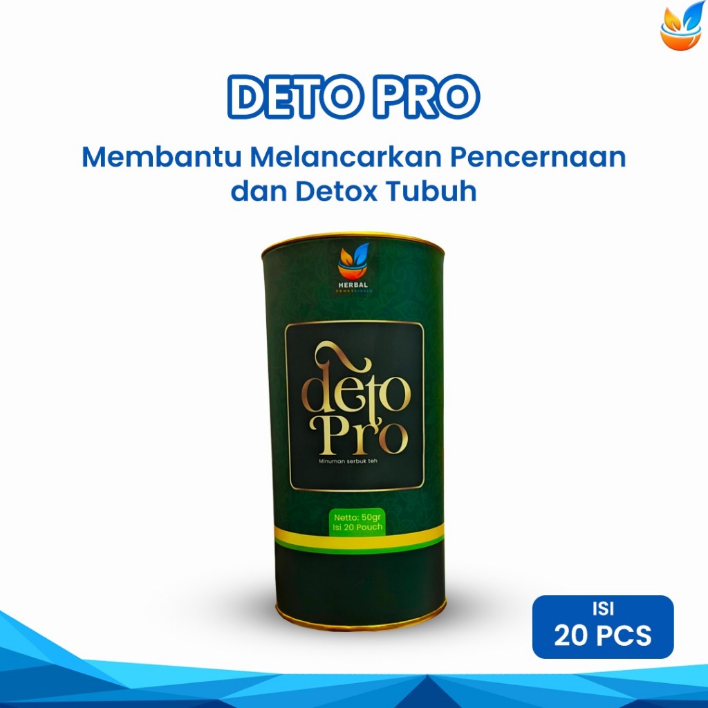 

Herbal Panas Dingin DETO PRO | Teh Detoks Detopro | Isi 20 Kantong