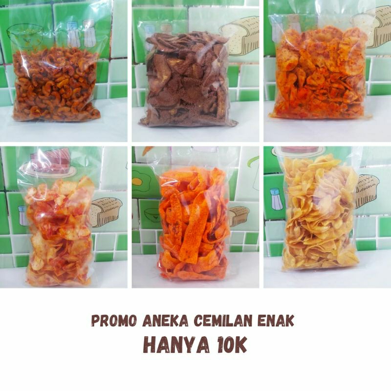

Aneka Cemilan Murah Enak - Snack Kering Pedas - Goreng, Makanan, Manis, Asin, Food, Keripik